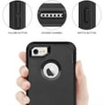 thumbnail image 2 of Entronix Funda Resistente para iPhone 7/8, Triple Capa, Resistente a Golpes y Anticaídas, Color Negro, 2 of 6