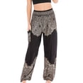 thumbnail image 2 of IROINNID Women's Pants Relaxed Print Fashion Casual Hippy Harem High Waist Trousers Beach Pants Legging, 2 of 9