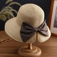 thumbnail image 3 of QASIEATN Women's Popular Sun Hats Women Summer Sun Hat Wide Brim Foldable Hat Fall Fashion Accessories, 3 of 4