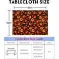thumbnail image 4 of Fall Rectangular Tablecloth 60x86 Inch, Thanksgiving Autumn Harvest Pumpkins Table Cover, Autumn Decorations Tablecloths Washable Reusable Table Cloth for Kitchen Dining Party Picnic, 4 of 5