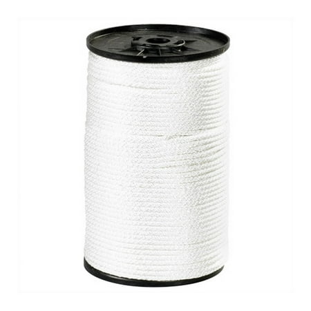 

Solid Braided Nylon Rope White 1/2 X 500 Spool