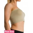 thumbnail image 6 of Kuda Moda 5-Pack Women Plus Size Tube Top Bra Seamless Strapless Bandeau Bra XL 2X 3X 4X No Pad, 6 of 7
