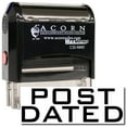 thumbnail image 1 of Large Self-Inking Post Dated Stamp with Green Ink, 1 of 4