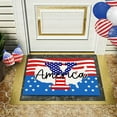 thumbnail image 4 of Hbdhejl Soft Fashion Doormat 60X40Cm 4Th July Independence Day Usa Country Door Mat Bathroom Rug Celebrating 4Th Of July Floor Mat Entrance Front Door Rug Suitable For Home Living Room Bathroom, 4 of 5