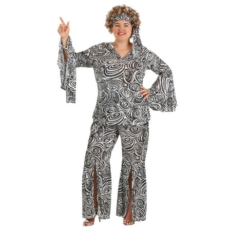 Plus Size Women's Foxy Lady Disco Costume