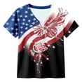 thumbnail image 4 of Chandail Filles Col Rond Manches Courtes Chemises Garçons Tenues d'Été Filles Vêtements Filles 7-8 Ans, 4 of 4