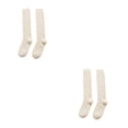 thumbnail image 3 of Medias por encima de la rodilla Sonducket calcetines de alta moda para botas uniforme cálido Otoño beige, 3 of 6