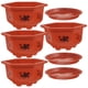thumbnail image 2 of Macetas para bonsái engrosadas, soportes para paisajes de plantas, cuencas para plantar flores, macetero Hexagonal engrosado, 4 Uds., 2 of 5