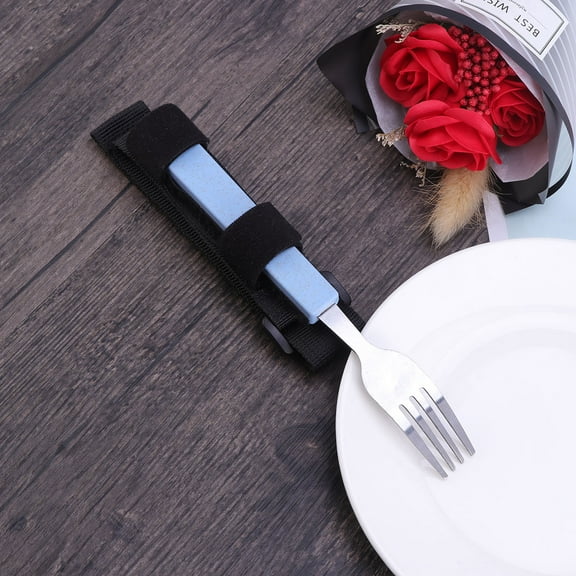 KONTONTY 1Pcs Assistive Tools for Paralyzed Patients Adjustable Strap Fork 1Pcs