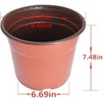 thumbnail image 4 of Plastic Plant Flower Pots Nursery Seedlings Pot Plant 100Pcs, 4 of 12