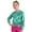 Blue Green-C, variant on Kids Girls Boys Metallic Bomber Jacket Outerwear Hip Hop Jazz Dance Tops Costume Purple 6