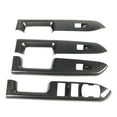 thumbnail image 4 of 4 piezas de cubierta de panel de control de ventana de puerta estilo fibra de carbono pegatina decorativa de botón de elevación de vidrio para Bronco Sport CX430 4 puertas 2021 y posteriores, 4 of 12