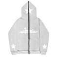 thumbnail image 1 of Sudaderas oscuras europeas y americanas para hombre y mujer, sudaderas con capucha góticas para parejas, sudaderas de Cremallera larga de talla grande Harajuku 2023, 1 of 5