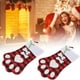 thumbnail image 5 of Calcetín Navideño, Pata De Perro, Decoración De Calcetín Navideño A Cuadros Con Apertura Grande, Crea Un Ambiente Festivo Para Chimenea Para Escalera ANGGREK Dog Paw Christmas Stocking, 5 of 8