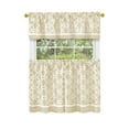 thumbnail image 2 of Achim Arlington Curtain Tier and Valance Set - 58x36/58x13 - Tan, 2 of 5