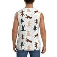 thumbnail image 4 of Daiia Yoga Labrador Retriever Printed Men's Tank Tops,Casual Soft Sleeveless Gym Muscle Shirts Bodybuilding Tee-X-Large, 4 of 8