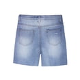 thumbnail image 2 of KIDSCOOL SPACE Big Girls Boys Jeans Shorts,Ripped Frayed Cut Hem Cute Summer Denim Pants,Light Blue,11-12 Years, 2 of 6