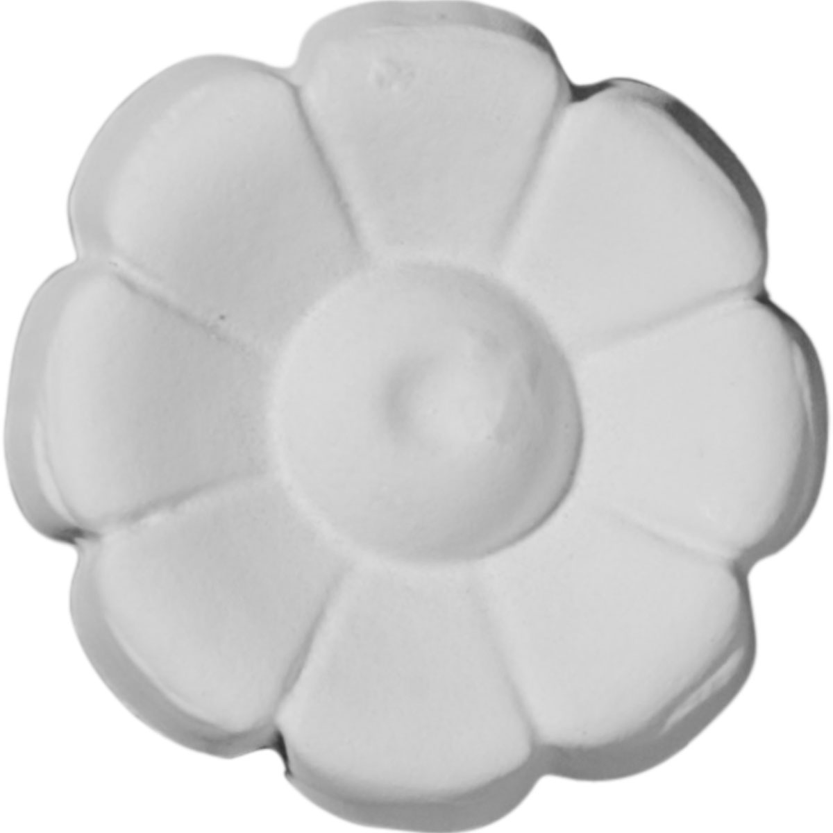 2 1/2'OD x 1/8'P Flower Round Rosette