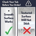 thumbnail image 6 of Bath Tub Mat Non Slip Anti Mold For Bpa Free Incl Hooks -  Sea Animals 40x16 200 Suction Cups Machine Washable Eu Certified, 6 of 7