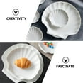thumbnail image 2 of Shisuyan 4Pcs Ceramic Plates Side Dish Plates Seasoning Plates Home Breakfast Plates Snacks Serving Plates, 2 of 9