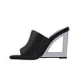 thumbnail image 3 of Lady Couture Fuego One Pice Slide With A Hollow Wedge, Black, 5, 3 of 5