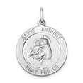 thumbnail image 4 of 925 Sterling Silver Saint Anthony Medal, 4 of 5
