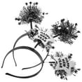 thumbnail image 1 of BEADCEST 2Pcs New Years Eve Party Headbands Assorted Color Plastic Costume Play Women, 1 of 5