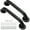 Black, variant on Shower Grab Bar, 2 Pack 12 Inch Black Bathroom Grab Bar, 1.25" Diameter 304 Stainless Steel Anti-Slip Grab Bar