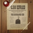thumbnail image 2 of Wanted Outlaws Sundance Kid Gang Reward Poster Western Decor Parchment Paper Wall Art, 2 of 4