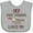 AC-Heather Grey, variant on Inktastic My Great Grandma Loves Me Girls Baby Bib