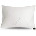 thumbnail image 6 of Comfez Shredded Memory Foam Pillow | Zipper Removable Washable Cooling Bamboo Cover | Adjustable Thickness for Back, Side & Stomach Sleepers | Pain Relief (Standard 20x26), 6 of 7