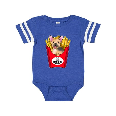

Inktastic Cute Frenchie in French Fries Gift Baby Boy or Baby Girl Bodysuit