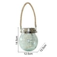thumbnail image 6 of Sunjoy Tech LED Solar Light Ultra-Bright Light Sensor Weather Resistant Automatic On/Off Weather-resistant Decorative ABS Solar LED Jar Light Hanging Lamp Party Prop for Home, 6 of 8