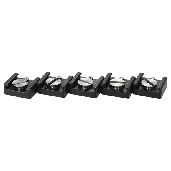 Andoer Cold Shoe Mount Adapter Base Bracket with 1/4" Mounting