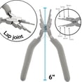 thumbnail image 5 of The Beadsmith Wire Looping Pliers – Create 6 Sizes (Ranging 2-9mm) of Loops & Jump Rings, 6" long (150mm), Polished Steel Head & Cushioned Comfort Handle, 5 of 8