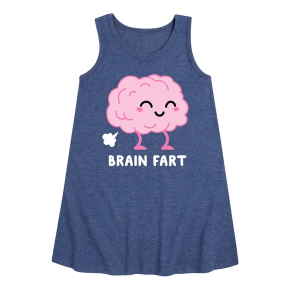 Instant Message - Brain Fart - Toddler & Youth Girls A-line Dress