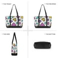 thumbnail image 6 of FORMRS Laptop Tote Bag for Women with 15.6" Computer Compartments Handbag, Purple Retro Pattern, 6 of 7