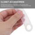 thumbnail image 3 of NICEXMAS  60 Pcs Hanger Anti-slip Strip Clothes Coat Hangers Hanging Rack Tape White, 3 of 8