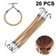 thumbnail image 1 of 20 ganchos para coleta para peinar el cabello, pinzas para el cabello, lazos elásticos, bandas elásticas, ganchos para coleta para mujeres y niñas, bandas de goma, cuerdas elásticas para el cabello, 1 of 7