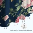thumbnail image 6 of Pioneer Flower Floral Print Pattern Shower Curtain 72"x72" ,Bathroom Decorative Shower Curtains Set with 12 Hooks,Modern Waterproof Washable Shower Curtain, 6 of 6