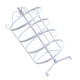 thumbnail image 4 of Desmontable 4 niveles giratorio 72 pares pendiente collar llavero organizador Blanco Hugo estante giratorio del sostenedor del pendiente, 4 of 10