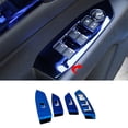 thumbnail image 1 of Suitable for Mazda CX-5 CX5 17-2021 Blue Titanium Alloy Window Lift Panel Switch Cover Decoration 4X-, 1 of 4
