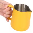 thumbnail image 4 of 400ml Milk Frothing Pitcher with PTFE Coating, Professional Design, Aquiline Type Outlet,  Stainless Steel for Coffee Machine, Cafe, 4 of 8