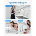 thumbnail image 6 of VEVOR Stainless Steel Faucet, Lead-Free Drinking Water Faucets, Reverse Osmosis Faucet with Solid Brass Valve, High Arch Filtered Water Faucets For Kitchen Sink,Bar Counter,Cafe Shop,Brushed Nickel, 6 of 9