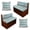 Blue White Wood Grain, variant on SCRAWLGOD 6 Pcs RV Dinette Cushion Covers Elastic Camper Couch Cushion Slipcovers Replacement Futon Furniture Protector for Sofa Bed, Boho Tribal Feather Arrow