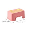 thumbnail image 2 of ETHZZLE Non- Plastic Footstool, Step Stool for Bathroom, Kitchen, and Home Use, Compact and Lightweight, 2 of 8