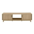 thumbnail image 2 of Pemberley Row MDF Oak TV Stand Rectangular Contemporary 58" Unassembled, 2 of 10