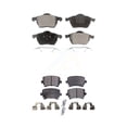 thumbnail image 1 of TEC Front Rear Ceramic Brake Pads Kit for Car Audi A4 Quattro with 288mm Diameter Rotor or 312mm 3.2L/2.0L KTC-100419, 1 of 10