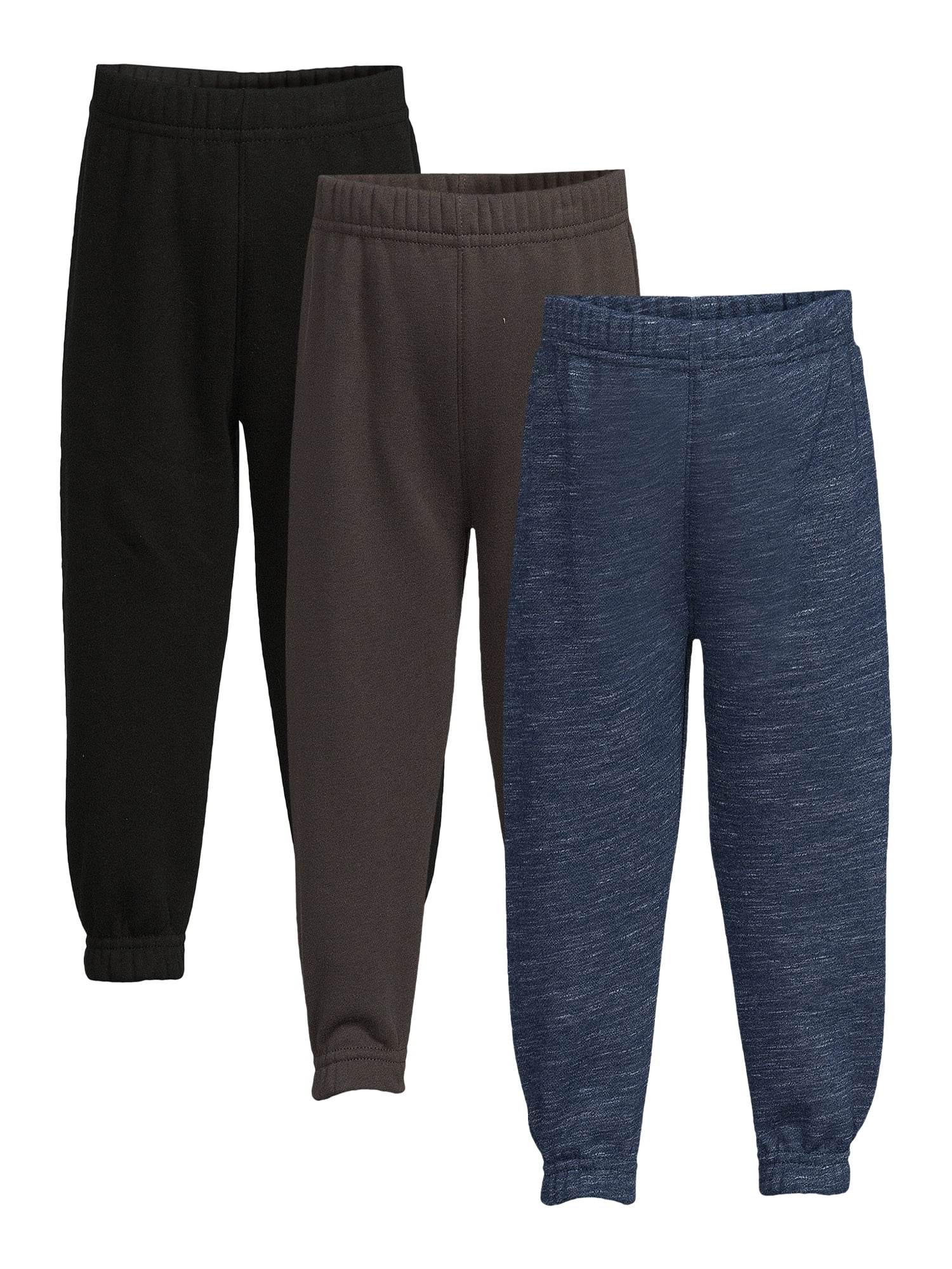 Garanimals Toddler Boys Fleece Joggers, 3Pack, Sizes 2T5T
