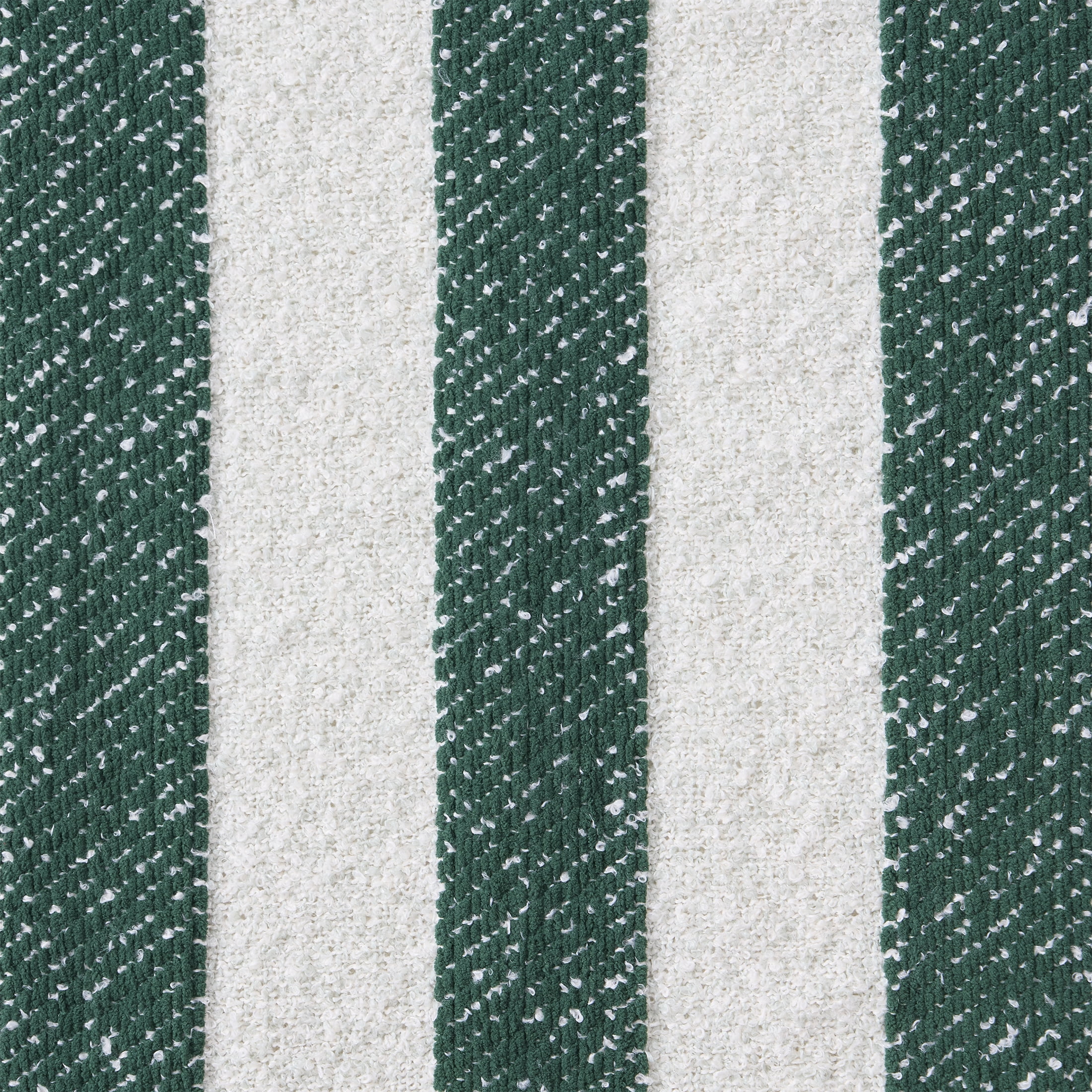 Beautiful Thyme Green Chenille Striped Throw by Drew Barrymore, 50" x 60"
